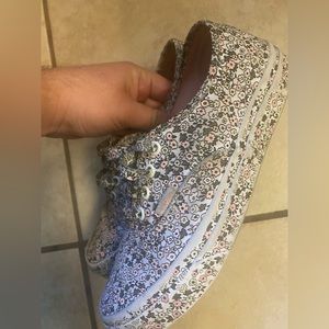Vans flower print sneakers